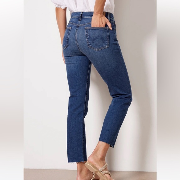 Edwin Bree Straight Jeans in Dejablue Size 27 - Picture 3 of 9